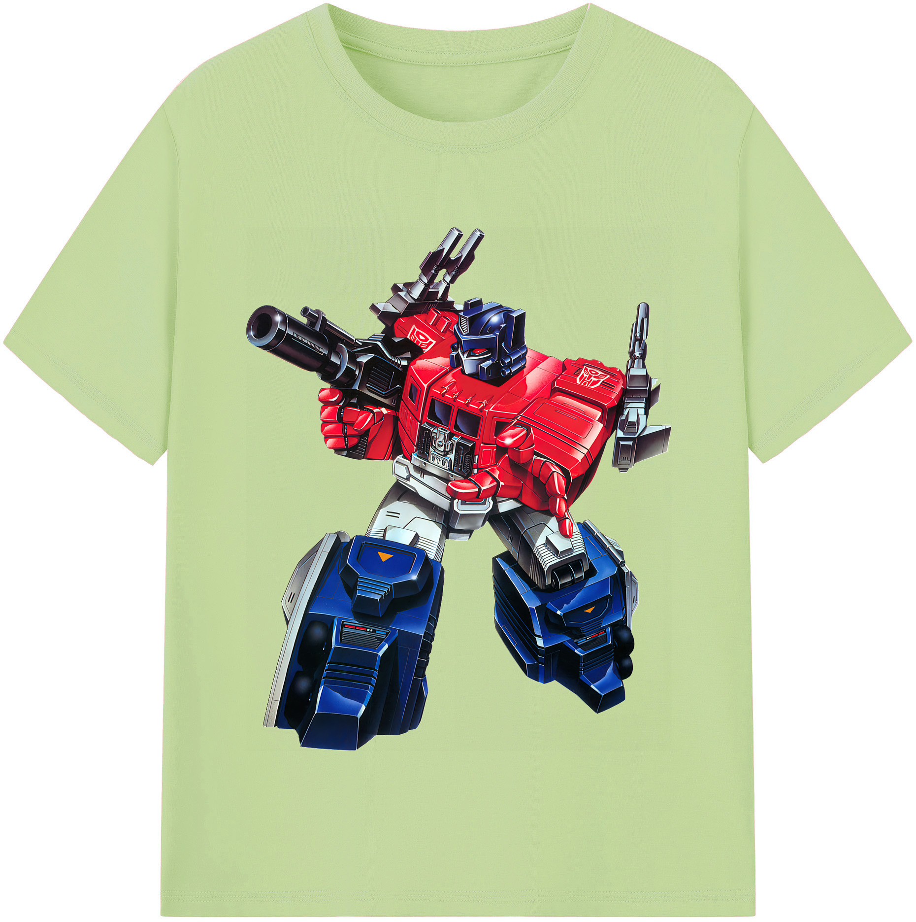 （画像用） Transformers トランスフォーマー 綿100％半袖Tシャツ（フロントプリント）